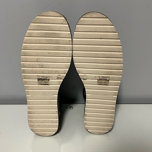 Vince Camuto Black Woven Espadrille Sandals - Picture 5 of 6